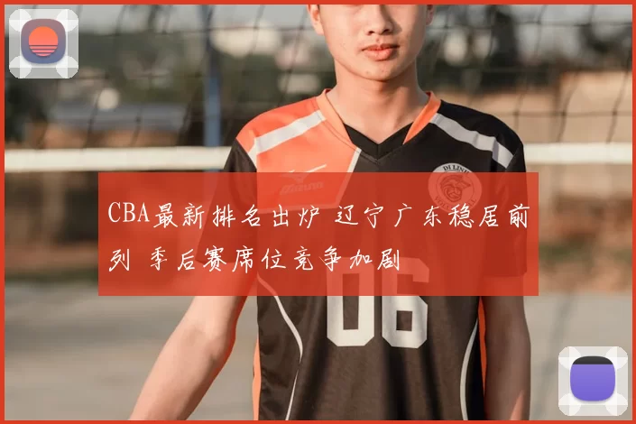 CBA最新排名出炉 辽宁广东稳居前列 季后赛席位竞争加剧